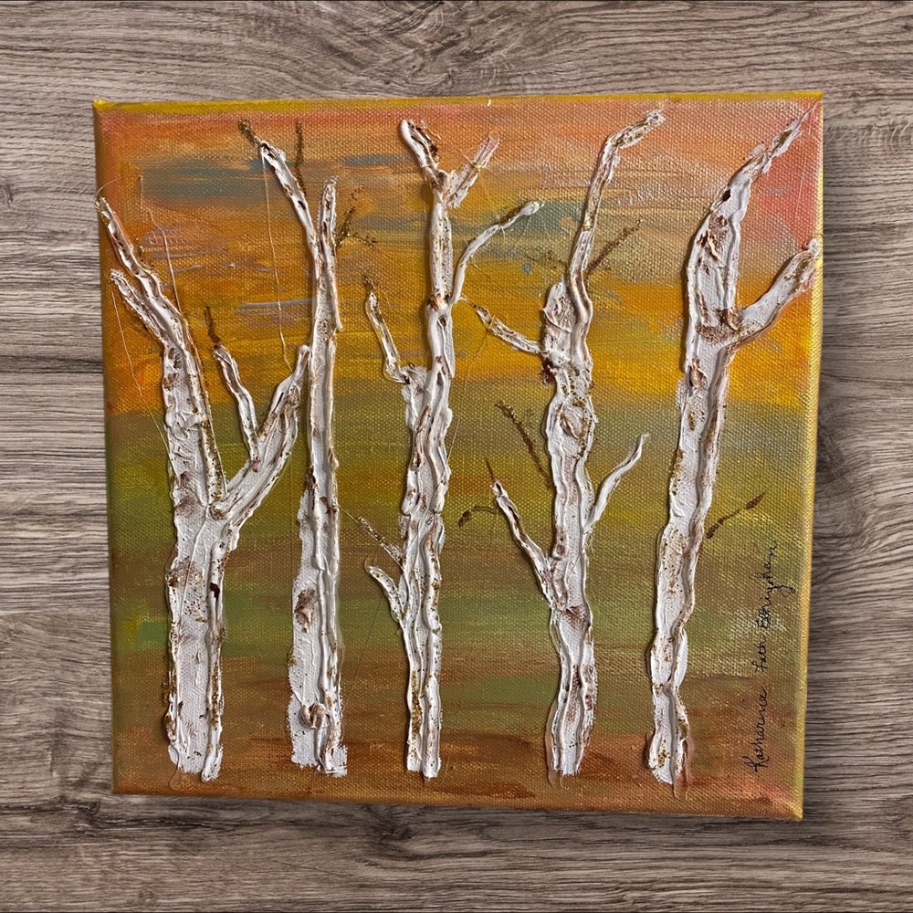 Abstract Tree Art Canvas